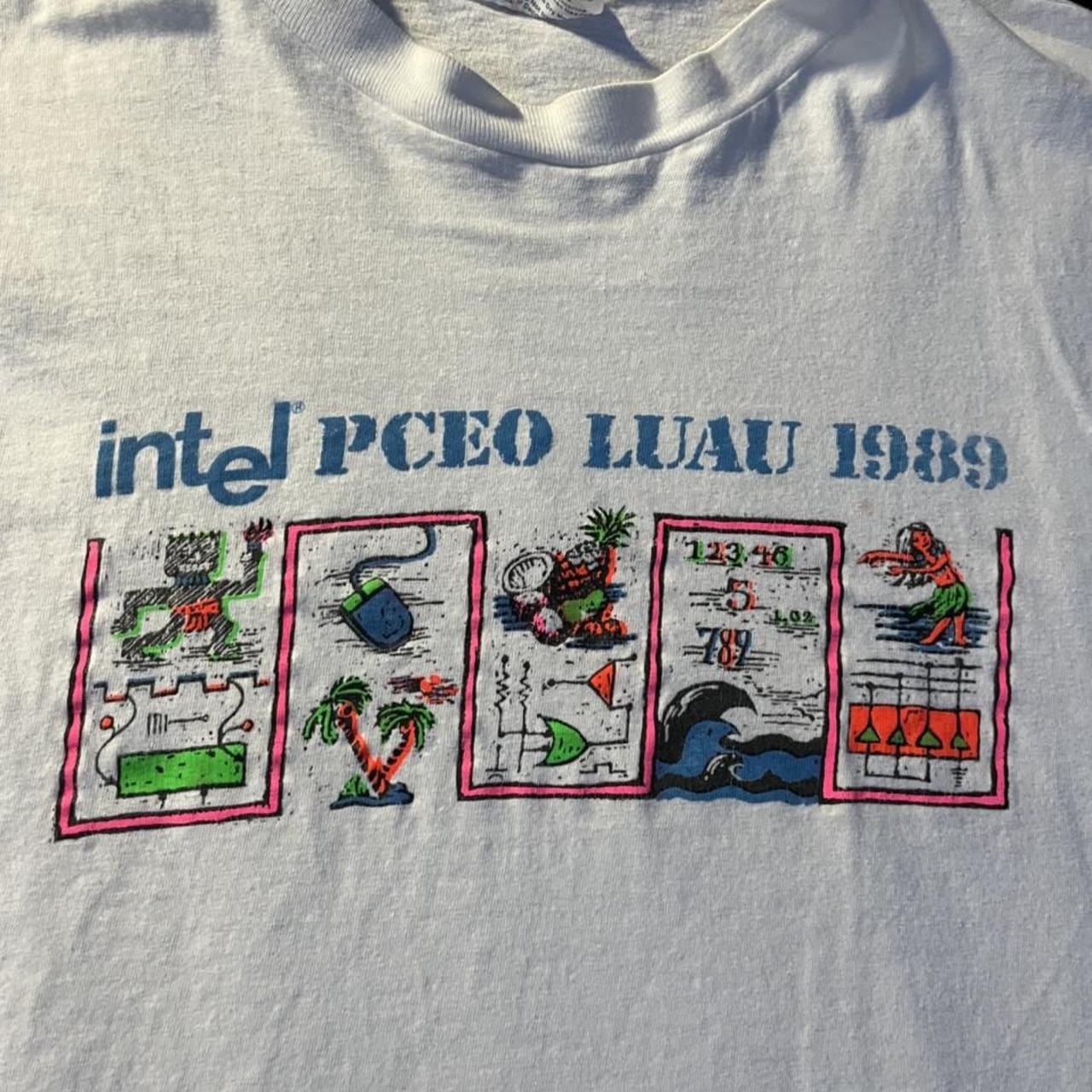 Vintage Intel Corporation T-Shirt Rare find, great... - Depop