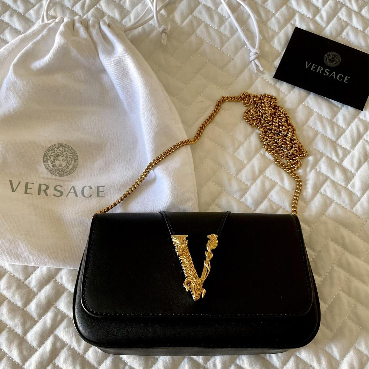 Versace Crossbody Bag Black Versace Clutch. In... Depop