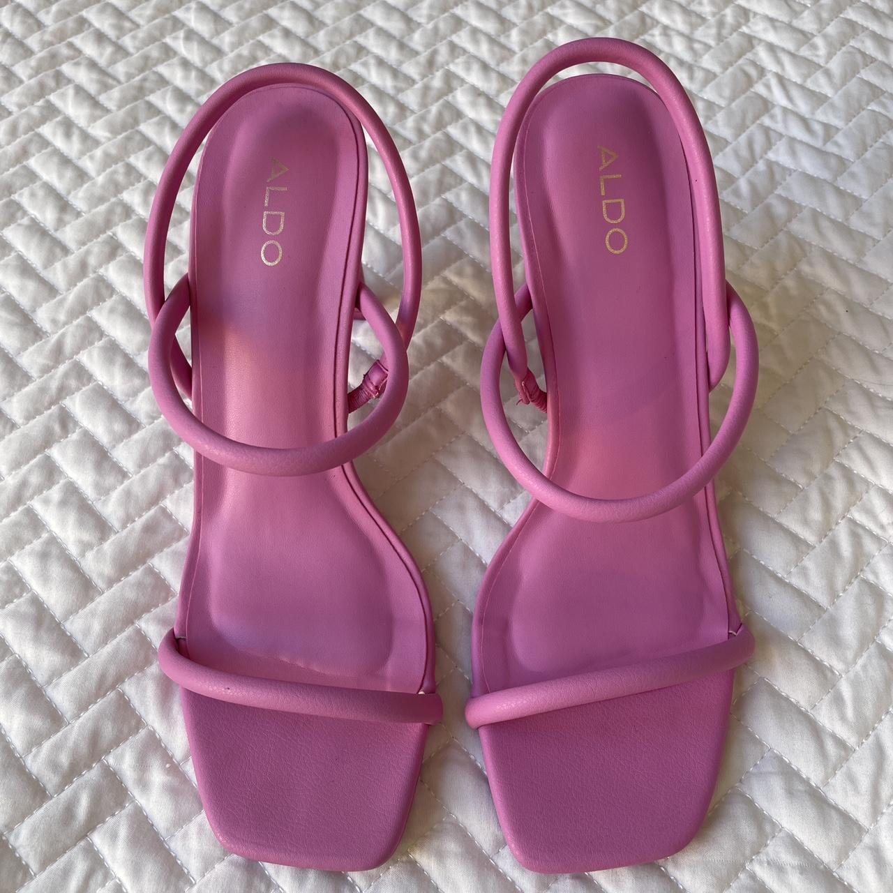 aldo pink heels