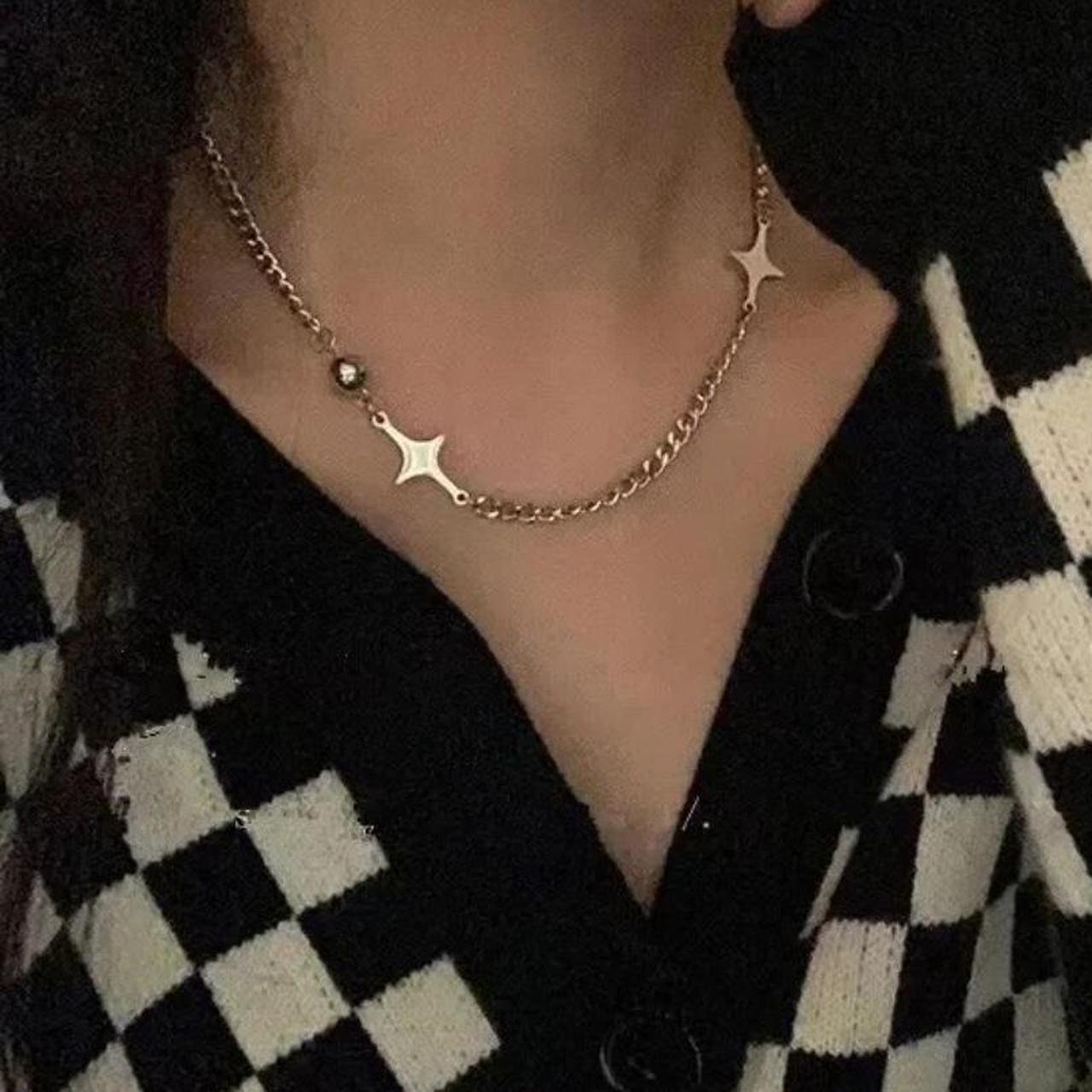 ⭐️OPIUM STYLE NECKLACE WITH STAR PENDANTS⭐️ #y2k | Depop