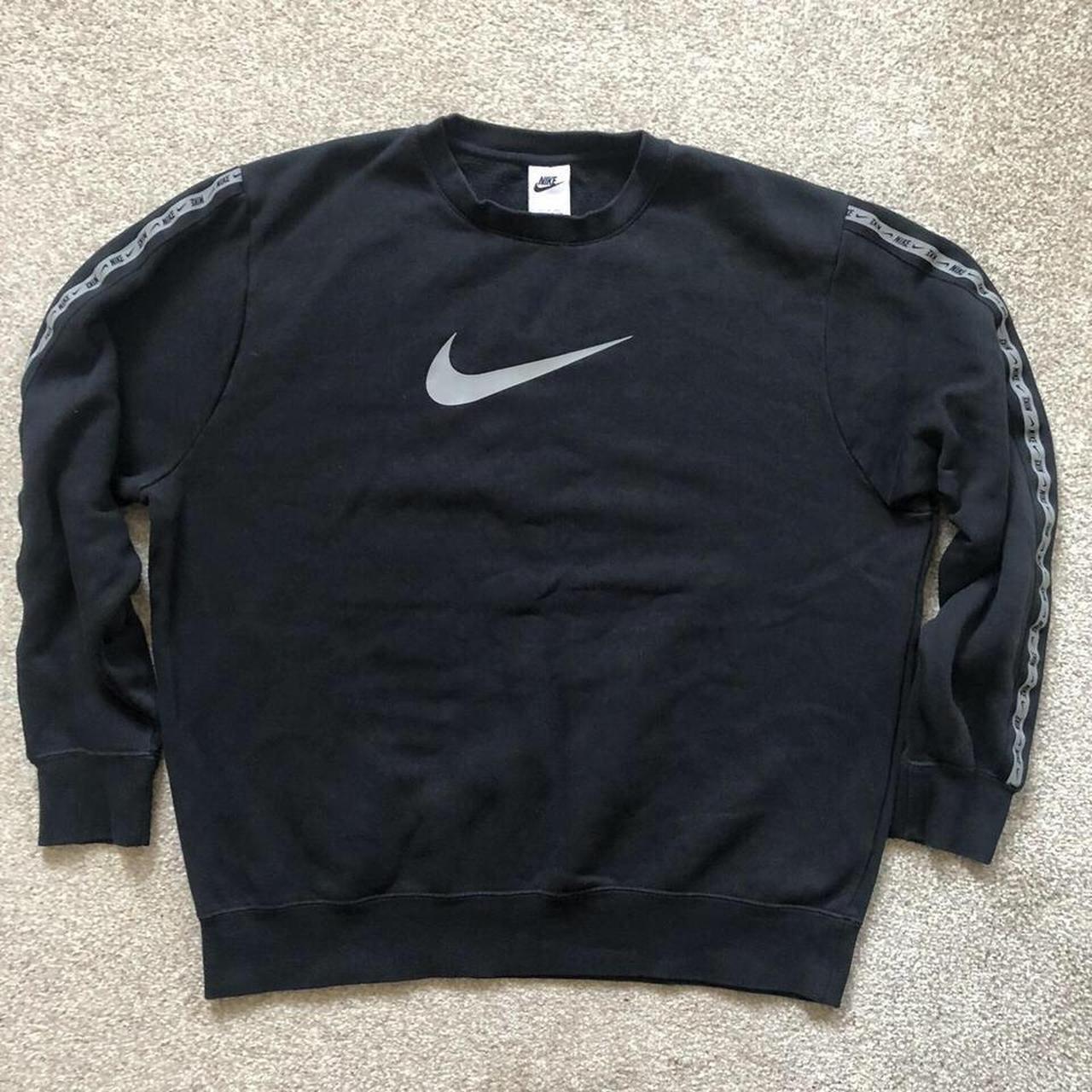 Vintage Nike Jumper with Labelled Sleeves and... - Depop