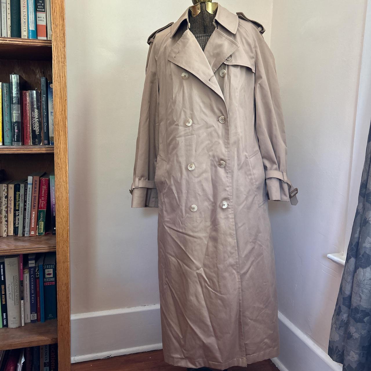 Classic trench coat with plaid No brand