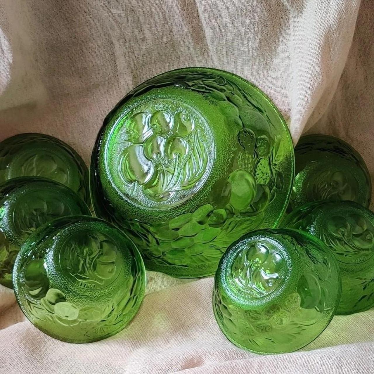 Delightful Art Deco Italian Uranium Glass Fruit