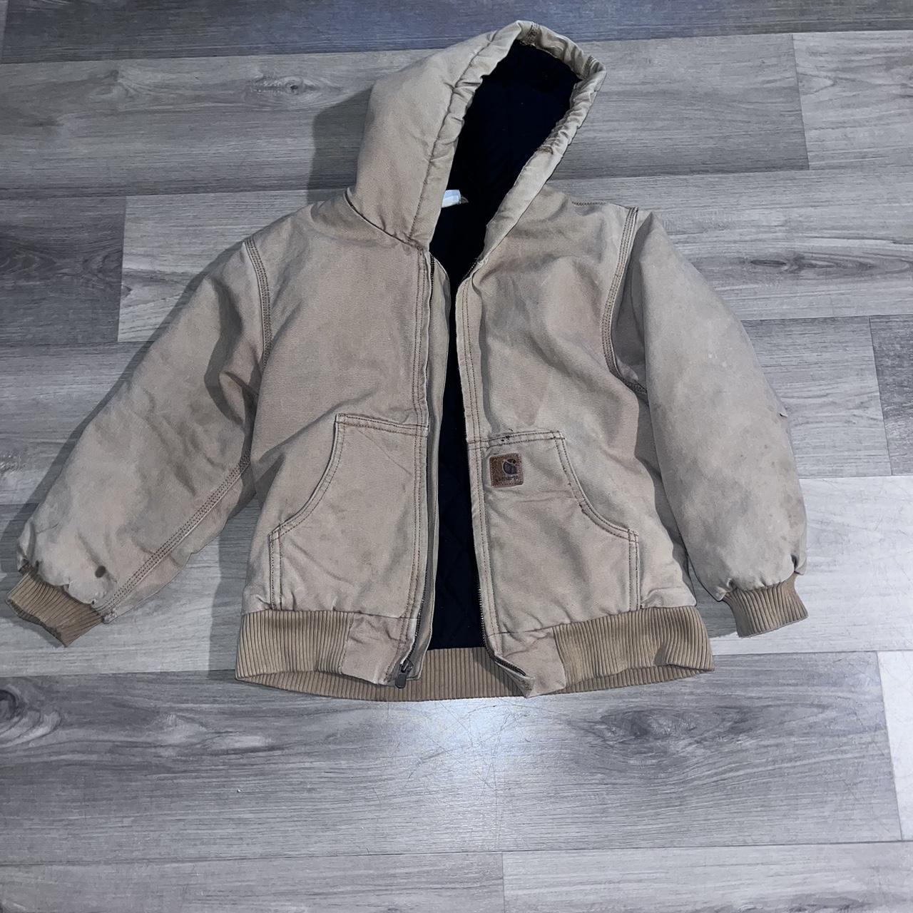 really nice youth carhartt jacket. zipper is broke... Depop