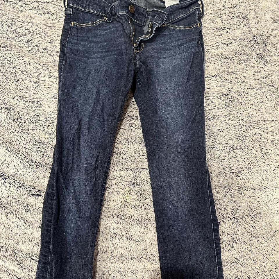 Hollister low rise jean legging 0L W24 L30 Low - Depop
