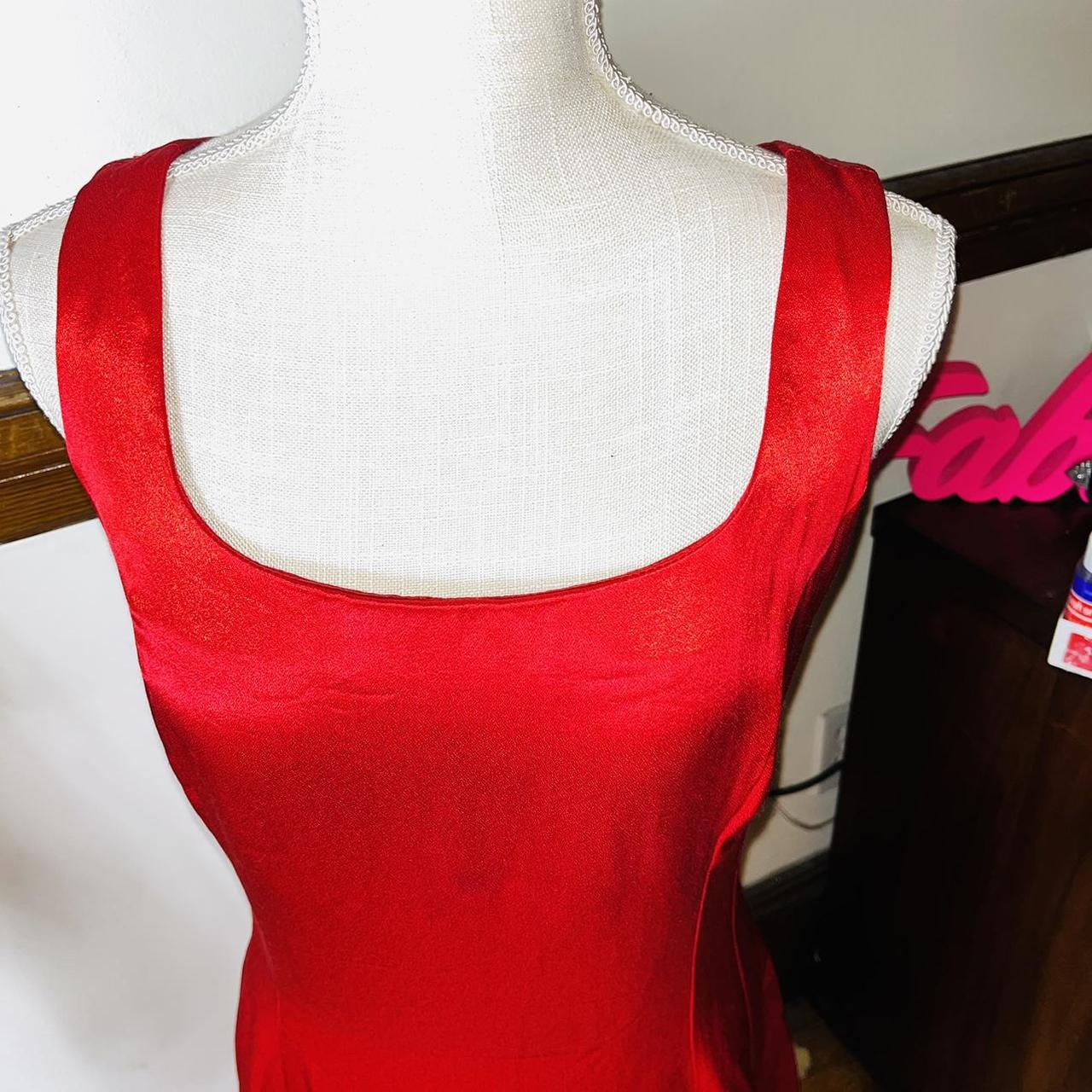 Jessica McClintock Cherry Red Dress EUC. No flaws.... - Depop