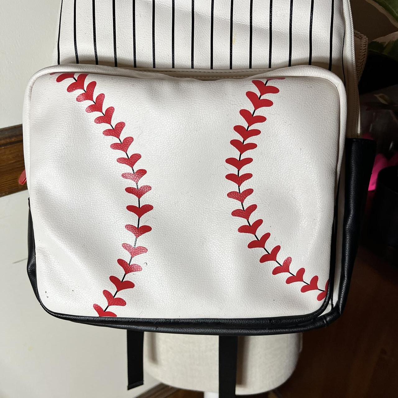 Betsey johnson outlet baseball backpack