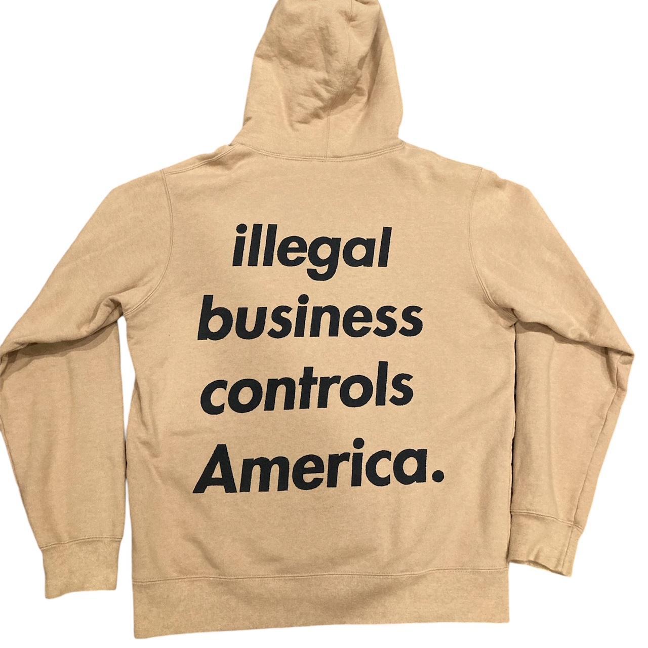 Illegal business supreme hoodie deals