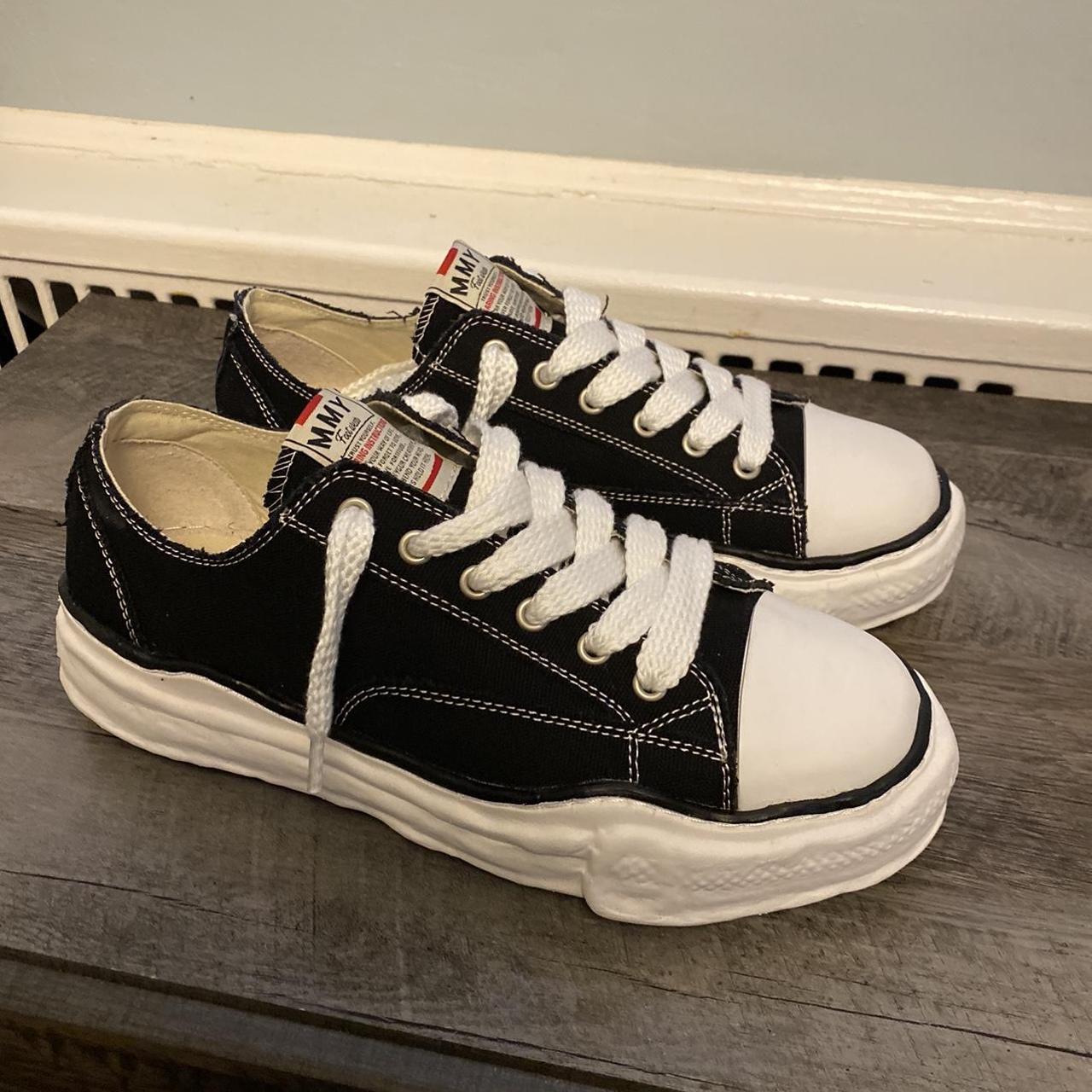 Maison Mihara Yasuhiro Men's Black Trainers | Depop