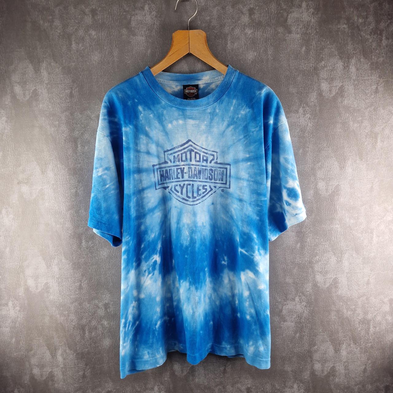 Vintage tie dye Harley Davidson outlet single stitch tee