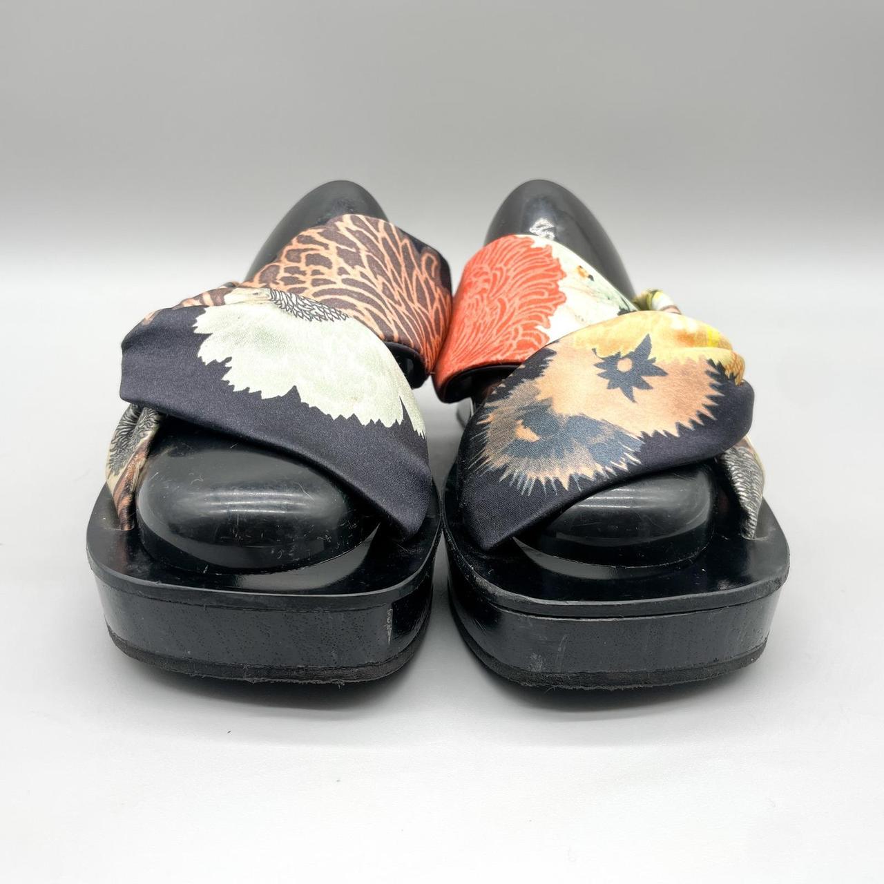 Dries van noten women's designer preloved multi colour avant_garde chic boho sandals