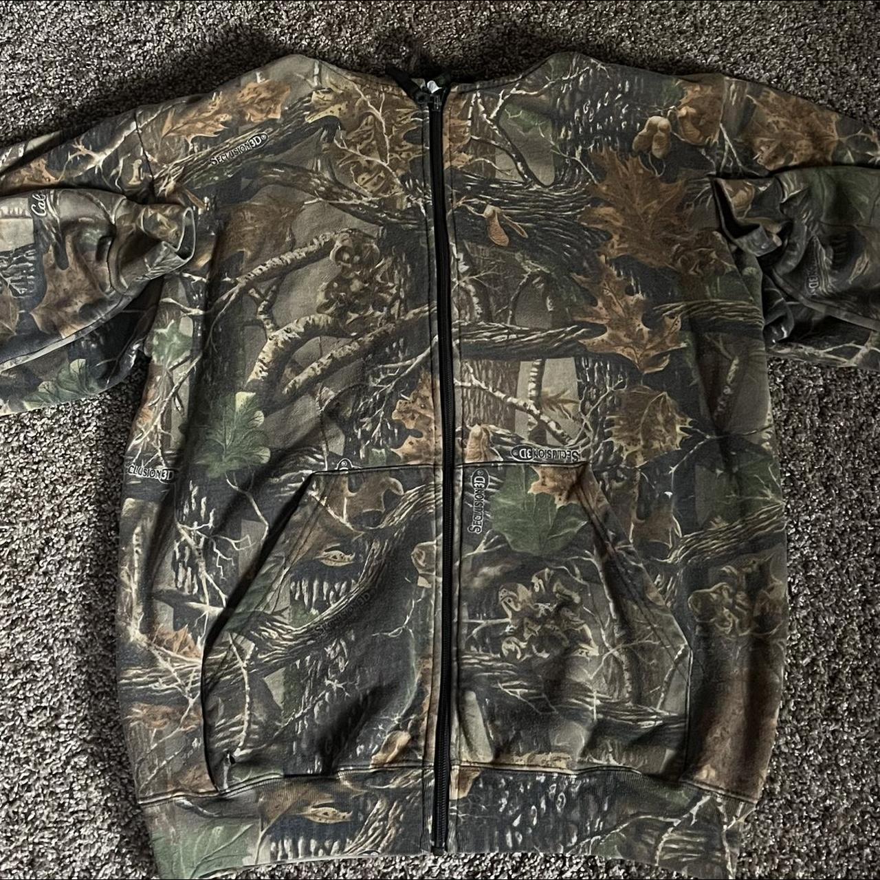 Cabela’s camo hoodie Size ~ L No stains, holes, or... - Depop