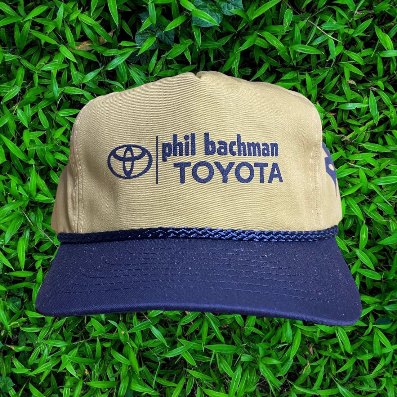 American Vintage Men's Tan and Blue Hat Depop