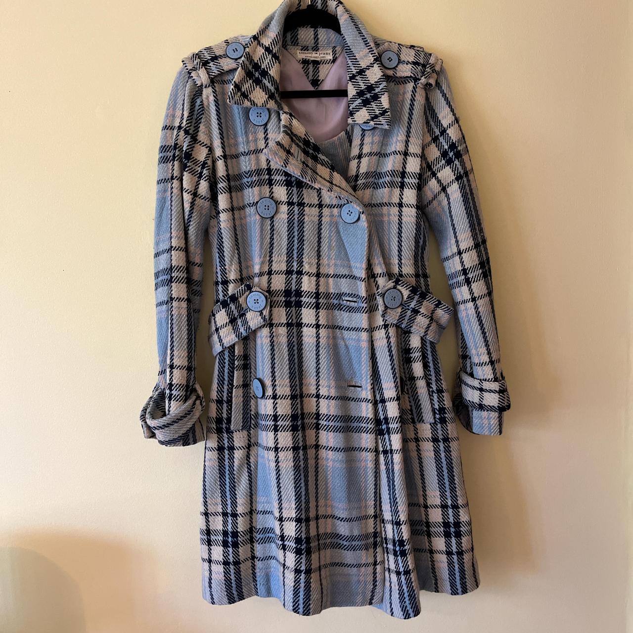 Tommy jeans fashion plaid coat