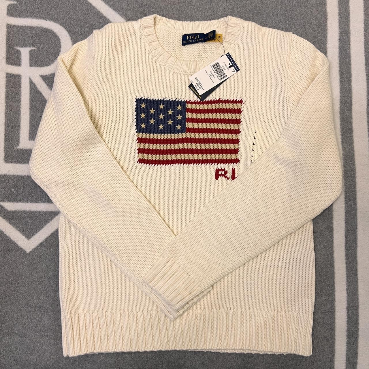 Polo by Ralph Lauren USA Flag Sweater Polo Ralph - Depop
