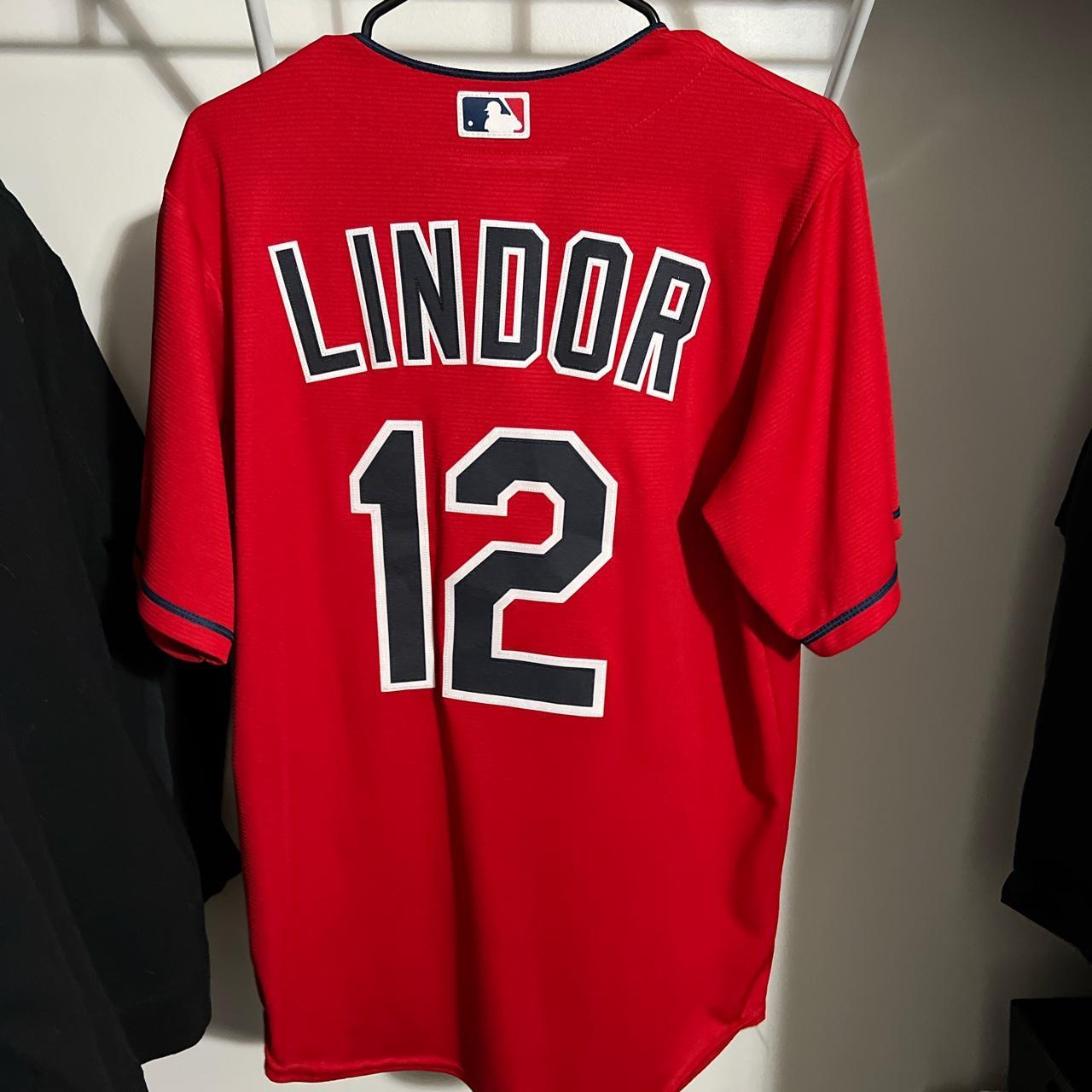 Francisco Lindor 12 Cleveland Indians Jersey - Depop