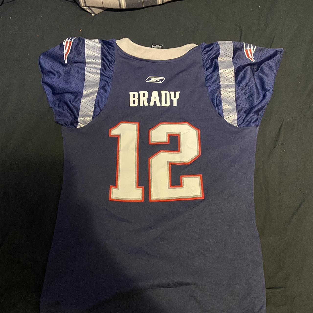 Patriots Tom Brady women's jersey size small lol - Depop