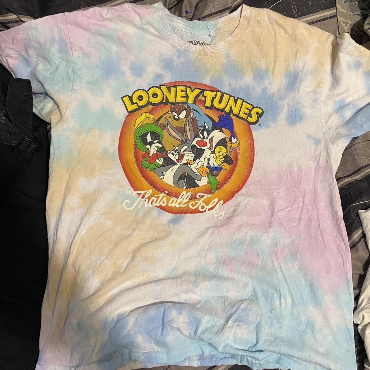 looney tunes tie dye shirt