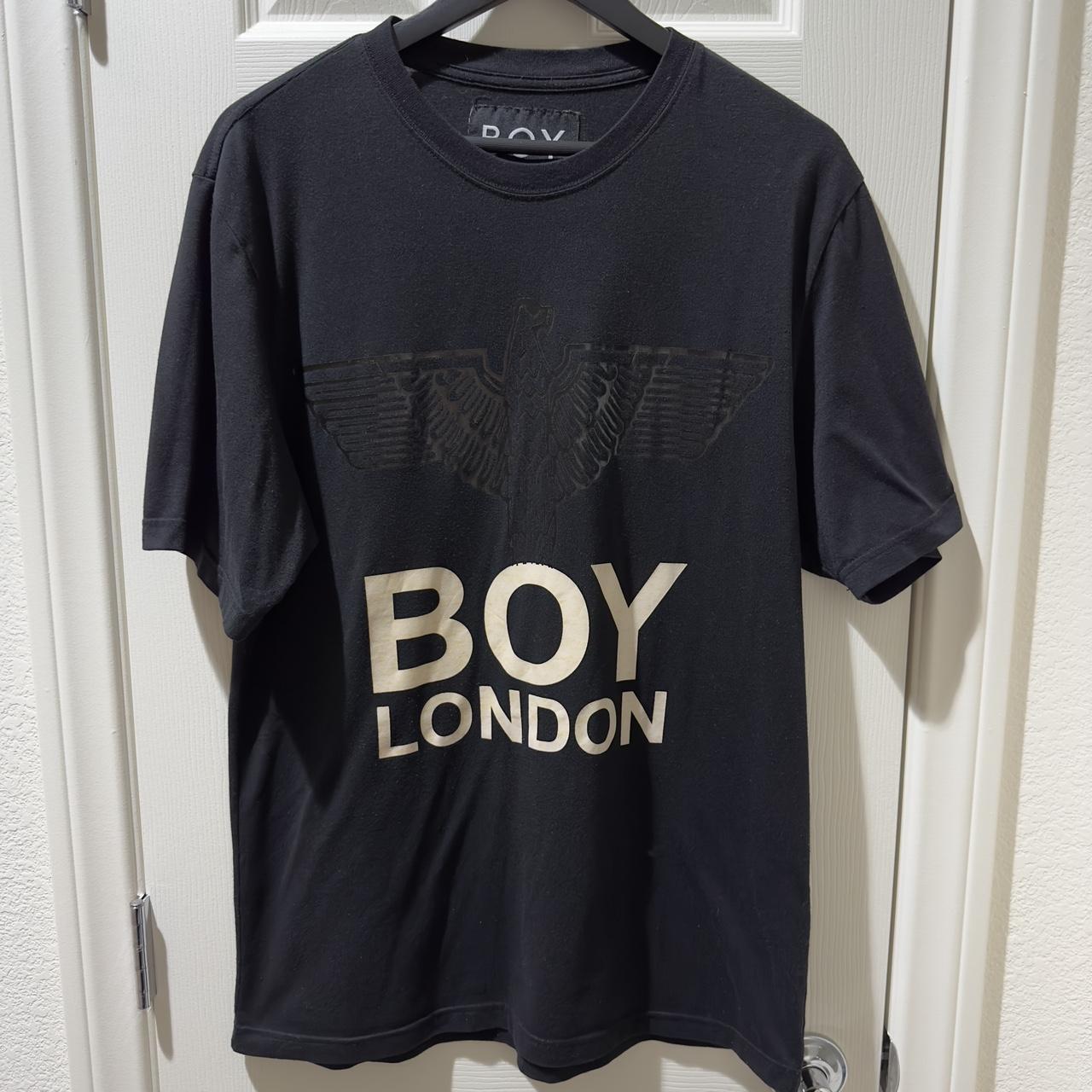 Boy London black t shirt size L Length 29” With... - Depop