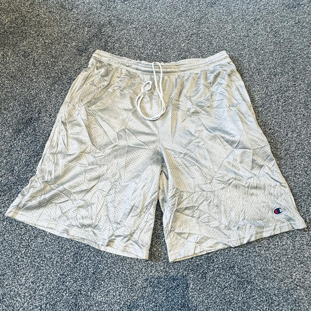 Champion shorts silver hotsell