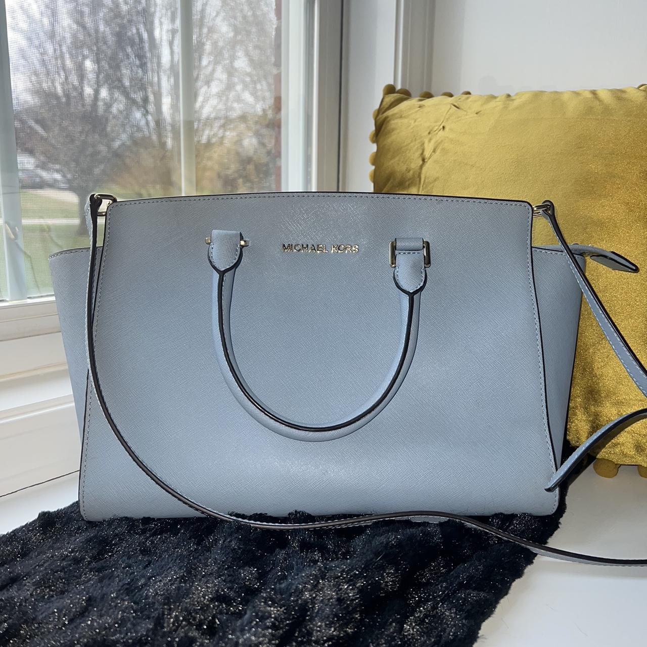 Powder blue michael kors purse best sale