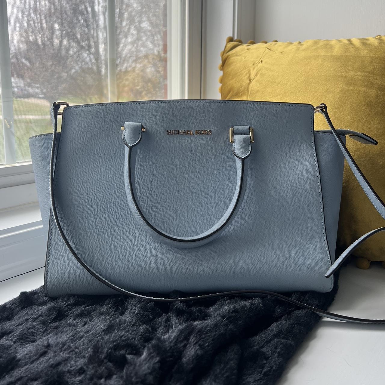 Michael kors purses blue best sale