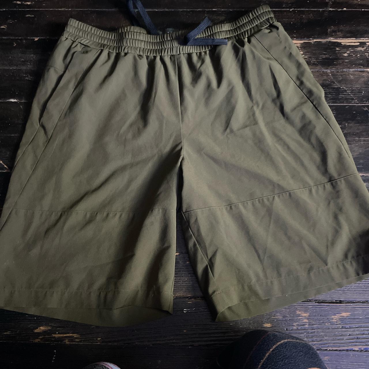 FLX Dark Green Shotts - Depop