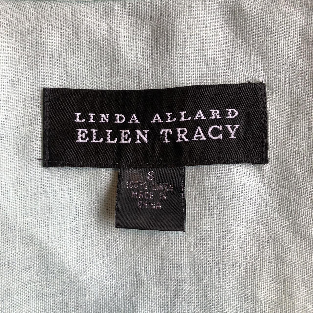 Linda Allard Ellen Tracy linen shirt. Good preowned... - Depop