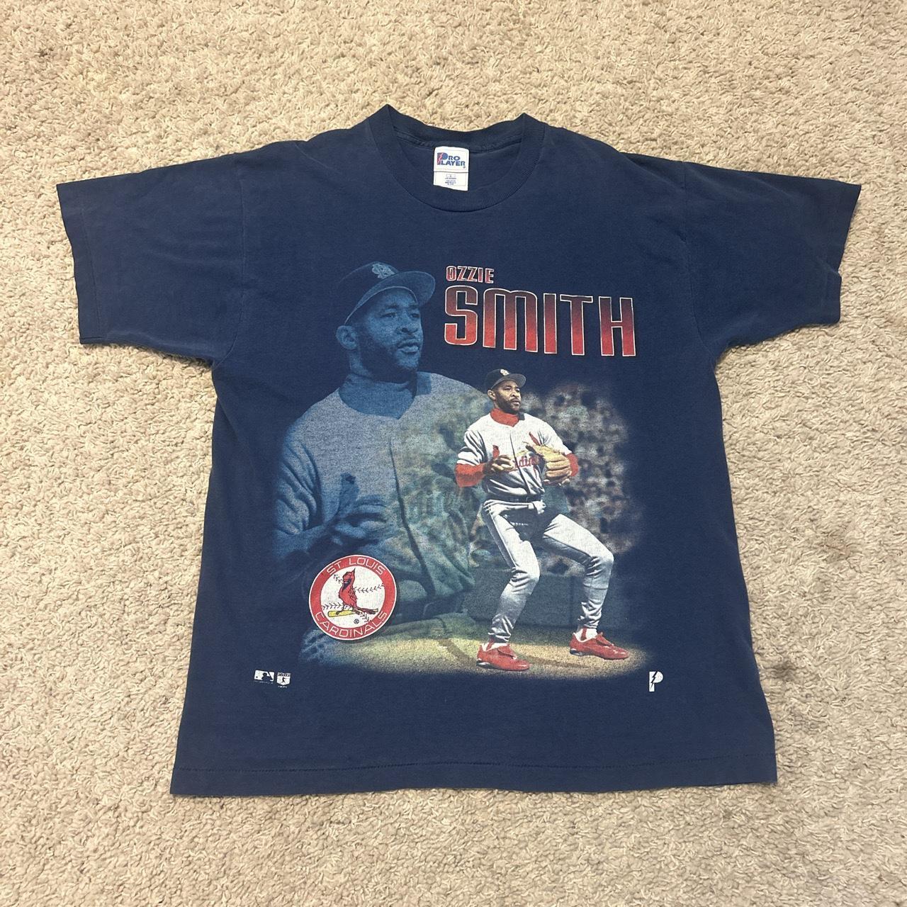 Vintage Ozzie Smith Single Stitch Tee Insane - Depop