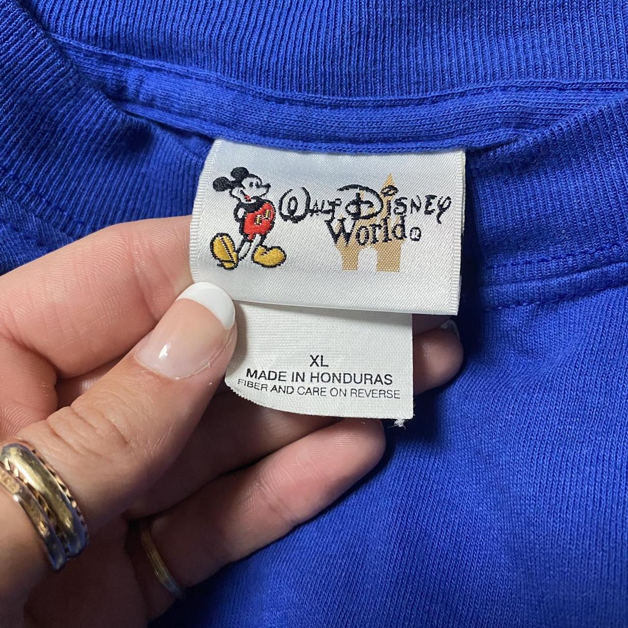 Vintage Y2k Disney Blue And Multi Color Textured - Depop