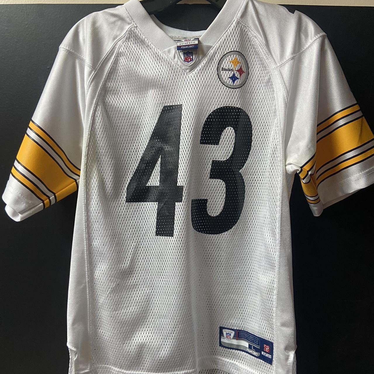 Troy Polamalu 43 Pittsburgh Steelers Reebok Authentic Jersey 