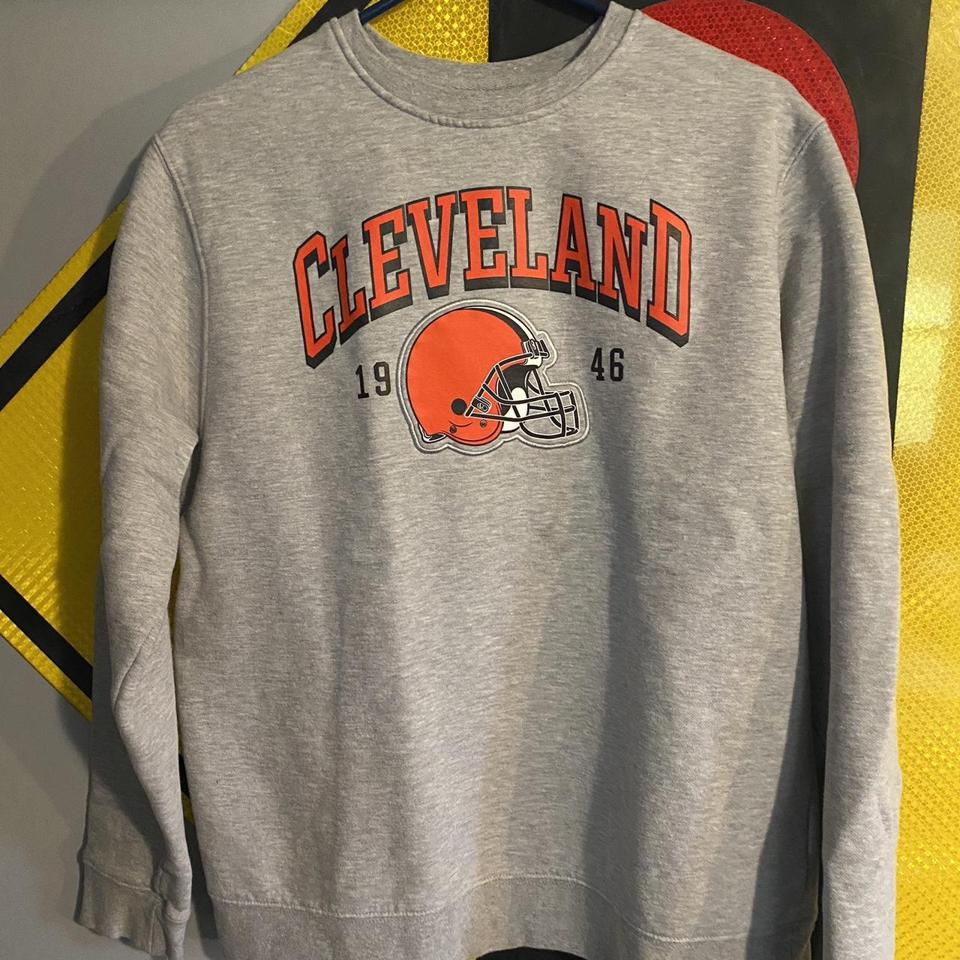 Reversible Cleveland browns brown and orange and - Depop