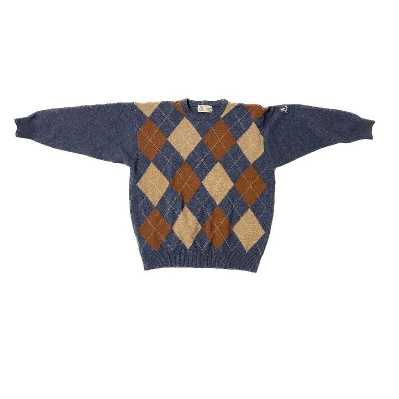 Pringle argyle outlet sweater