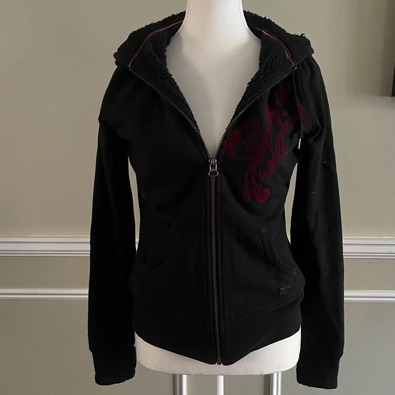 Harley Davidson Zip Up With Fuzzy Shepra Inside And Depop 8310