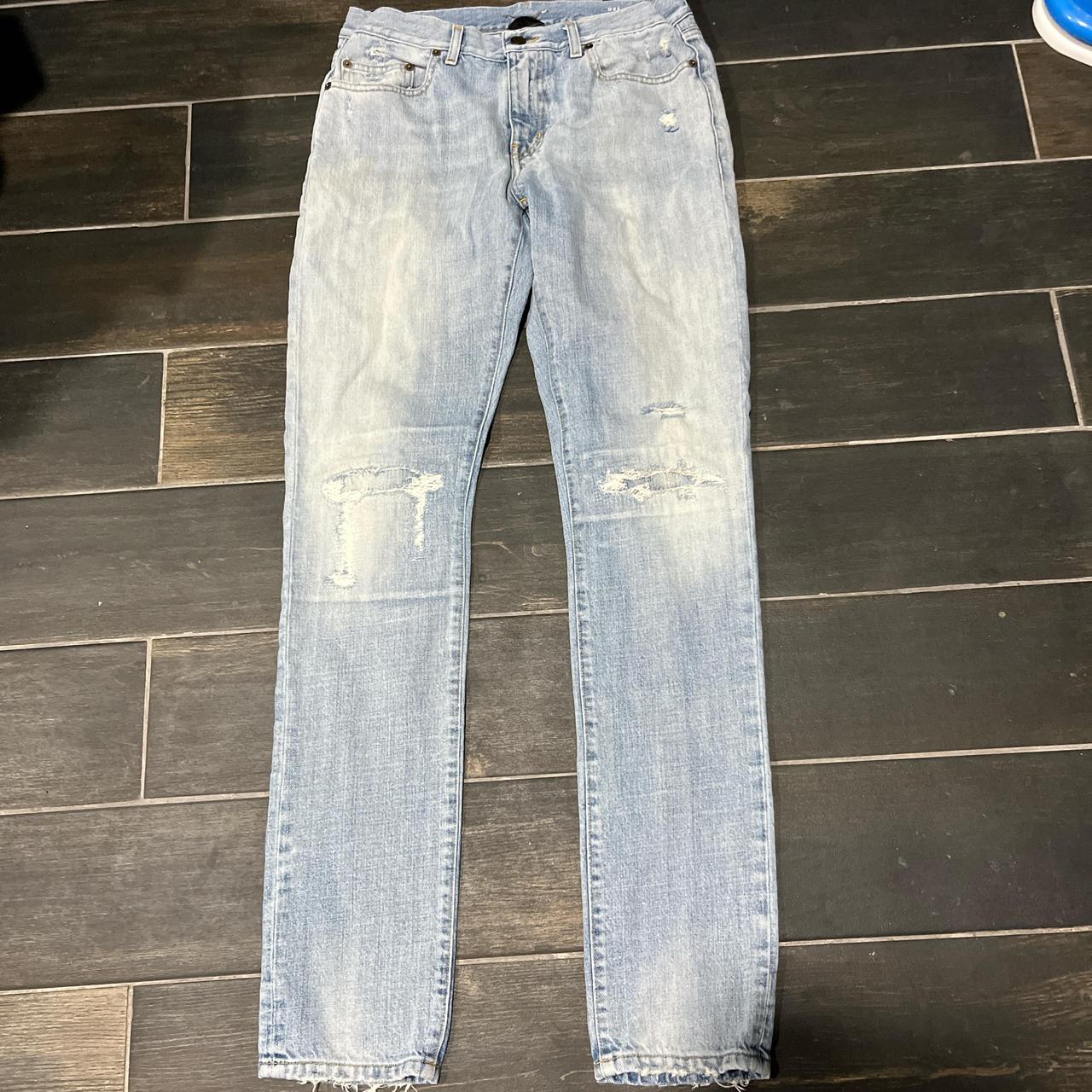 saint laurent jeans from hedi