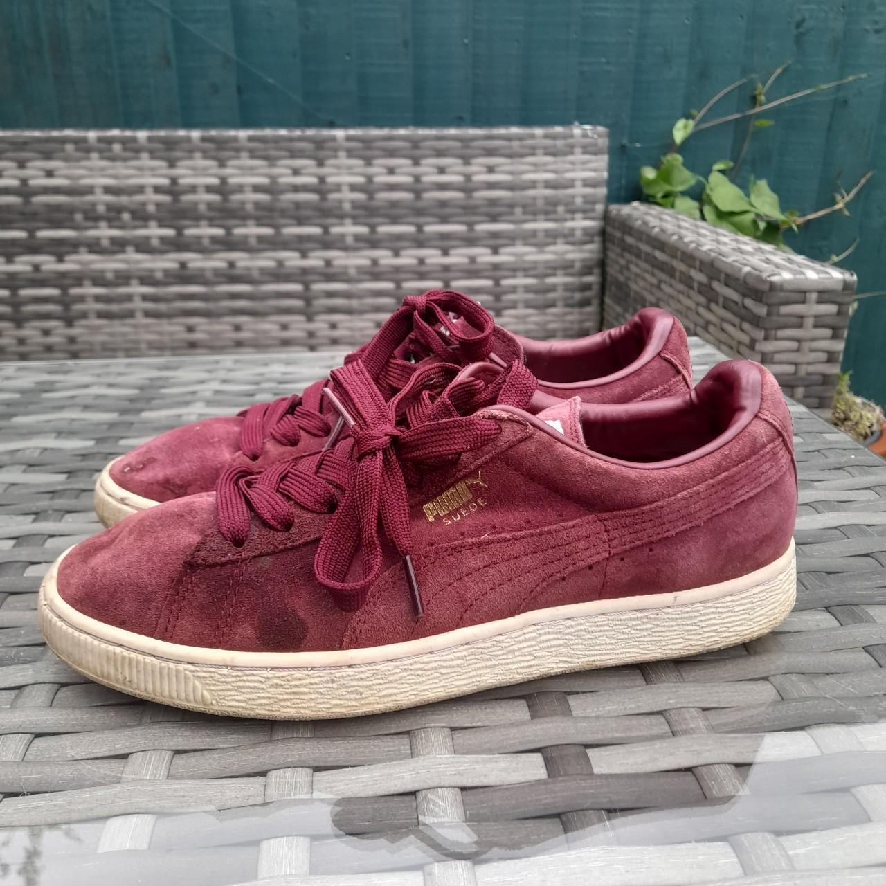 Puma suede size 6. Would need a good clean. Depop