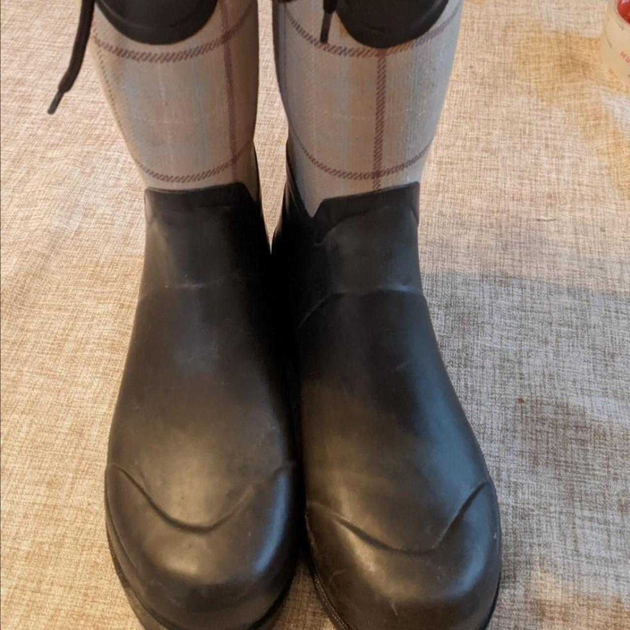 Ugg plaid sale rain boots