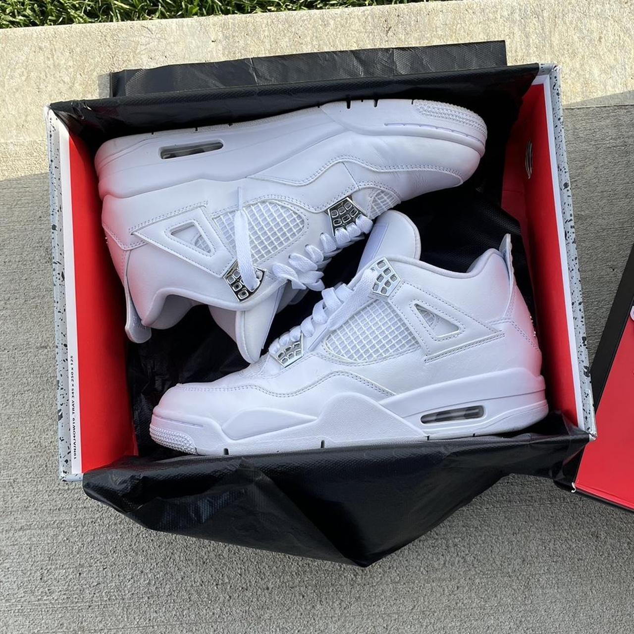 Air Jordan 4 Retro Pure Money CUSTOM (Boston - Depop