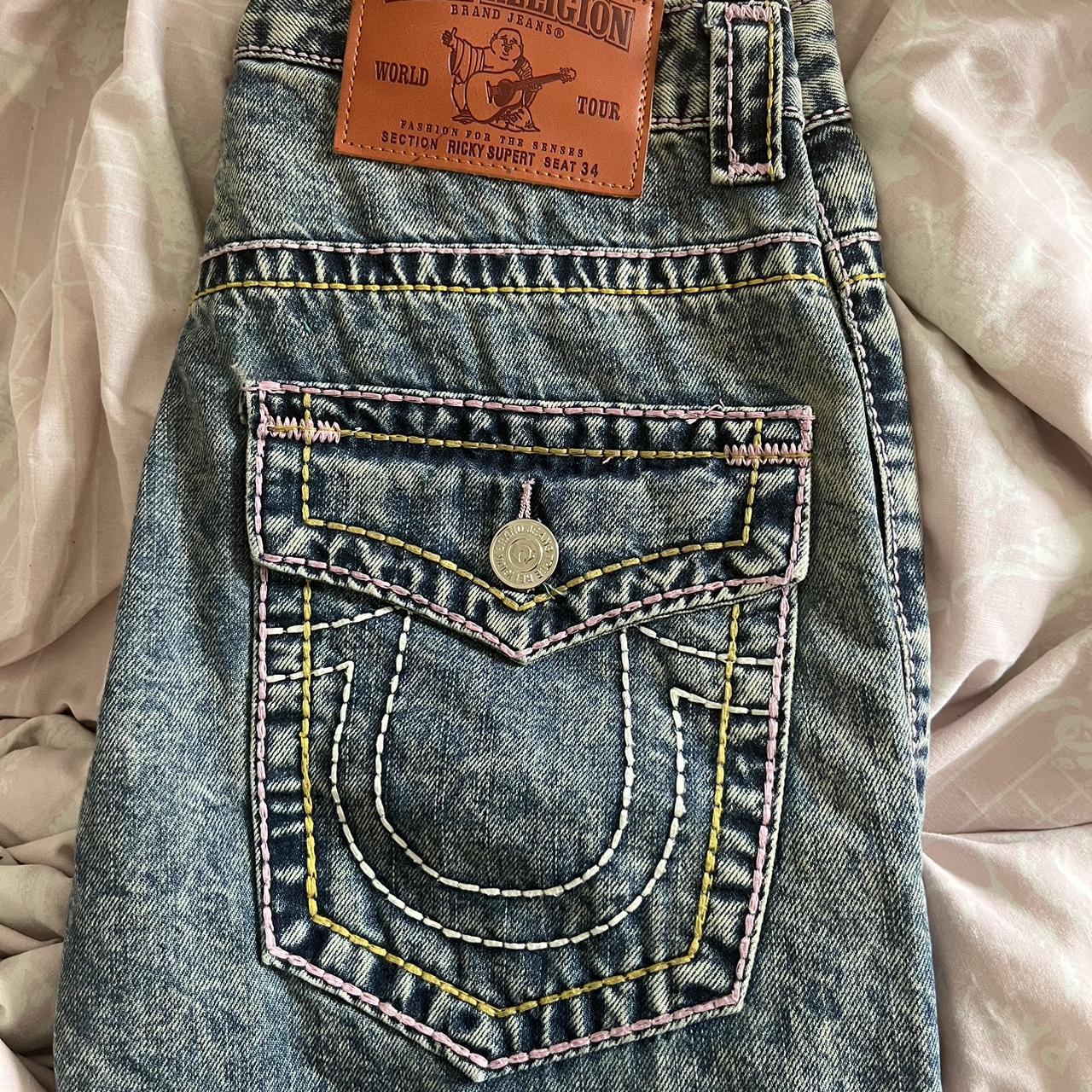 True Religion jeans acid wash hot rare