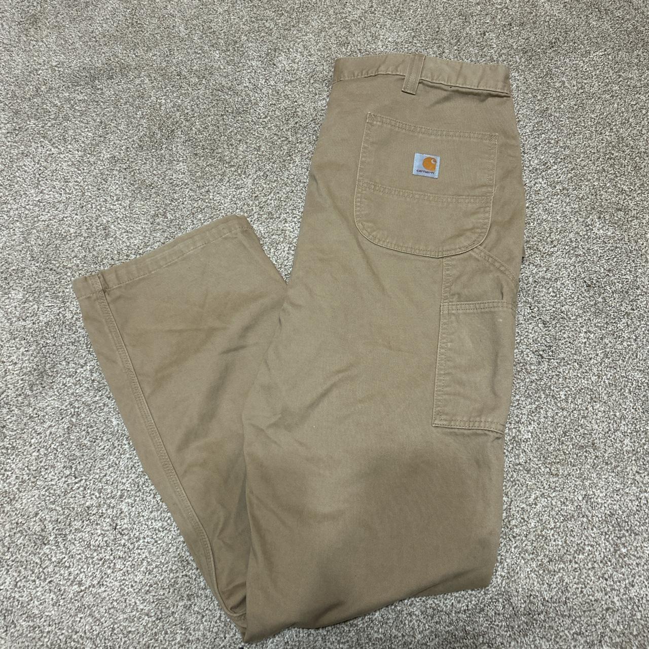 Mens Carhartt Pants •Size 42x34 •Relaxed Fit •No - Depop