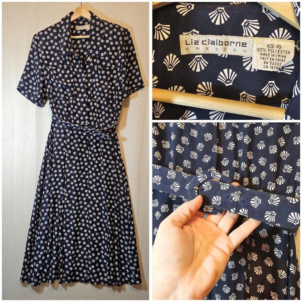 Liz claiborne polka dot fashion dress