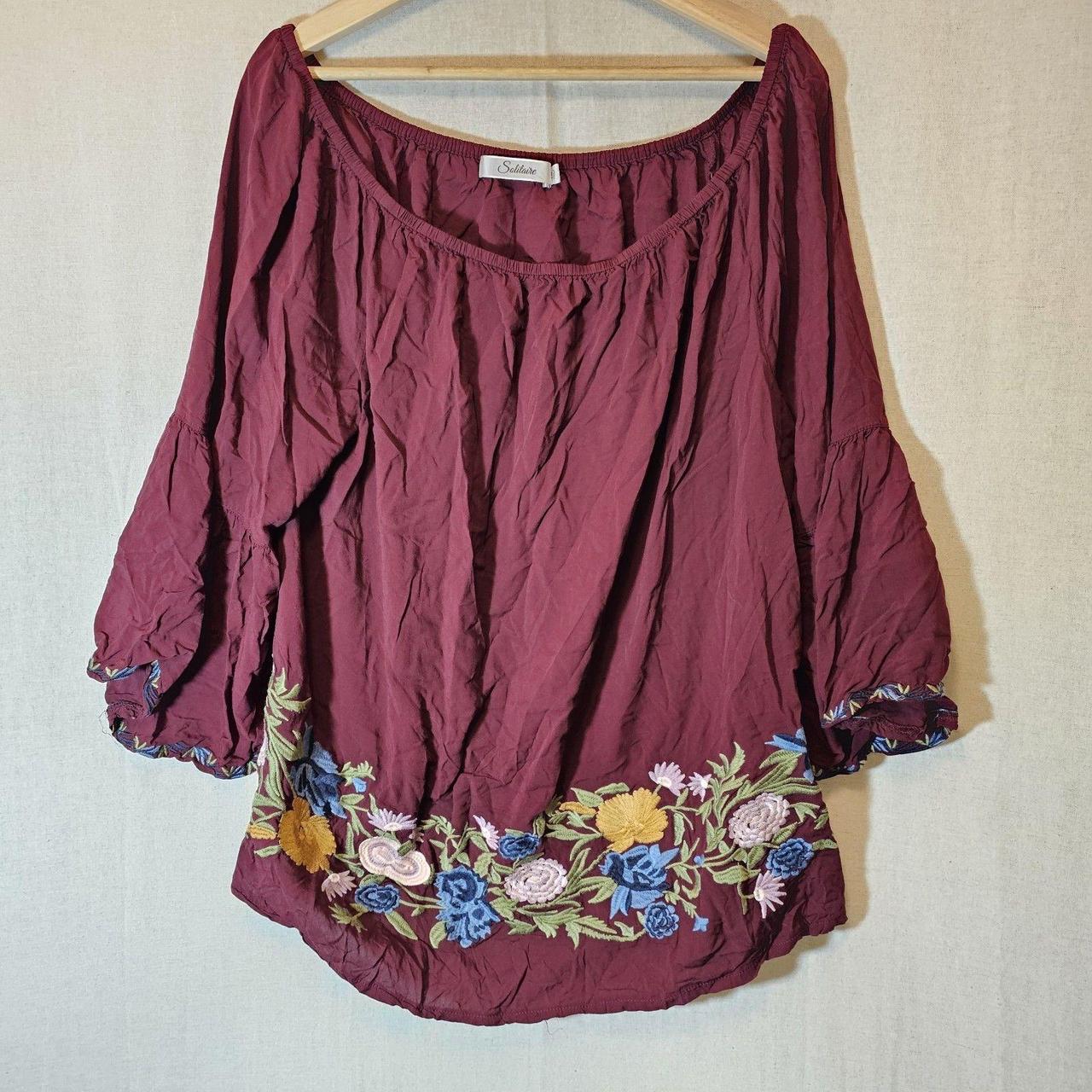 Source Unknown Women's Blouse - Red - XL – Solita… - image 1