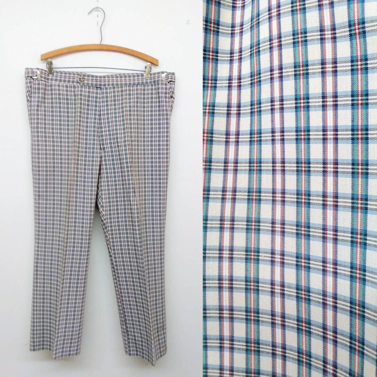 Cotton Plaid Golf Trousers | Par 5 | Khaki Stewart