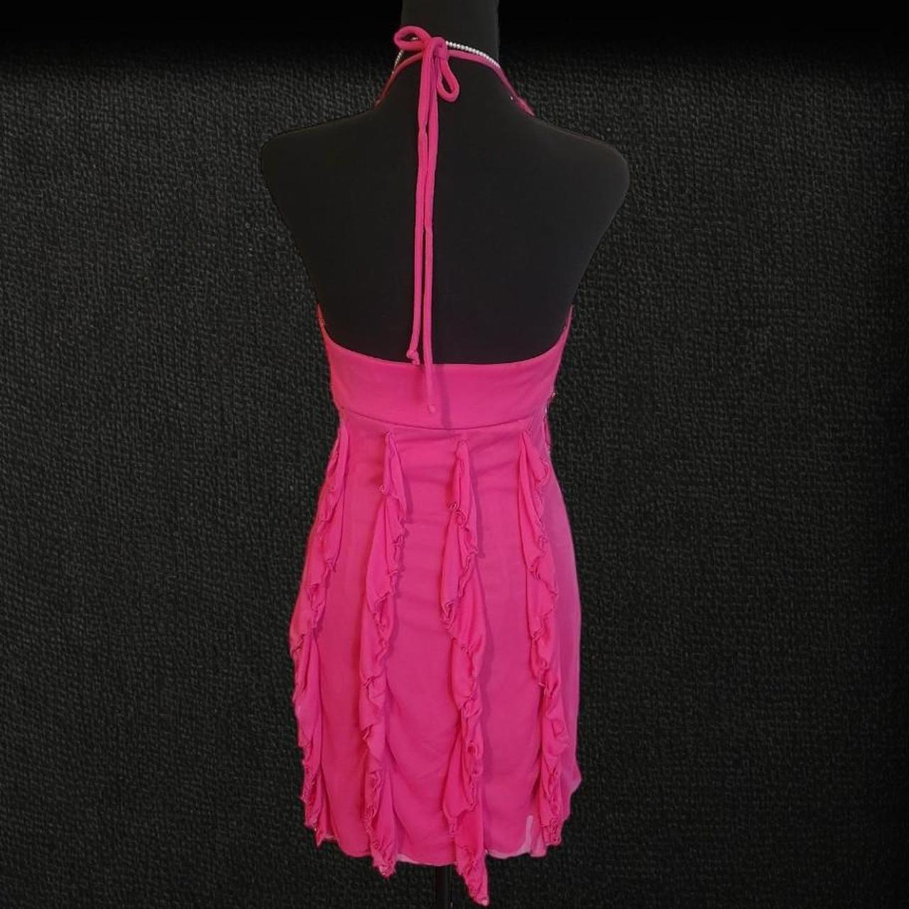 Vintage Barbie pink mini dress in a size... - Depop