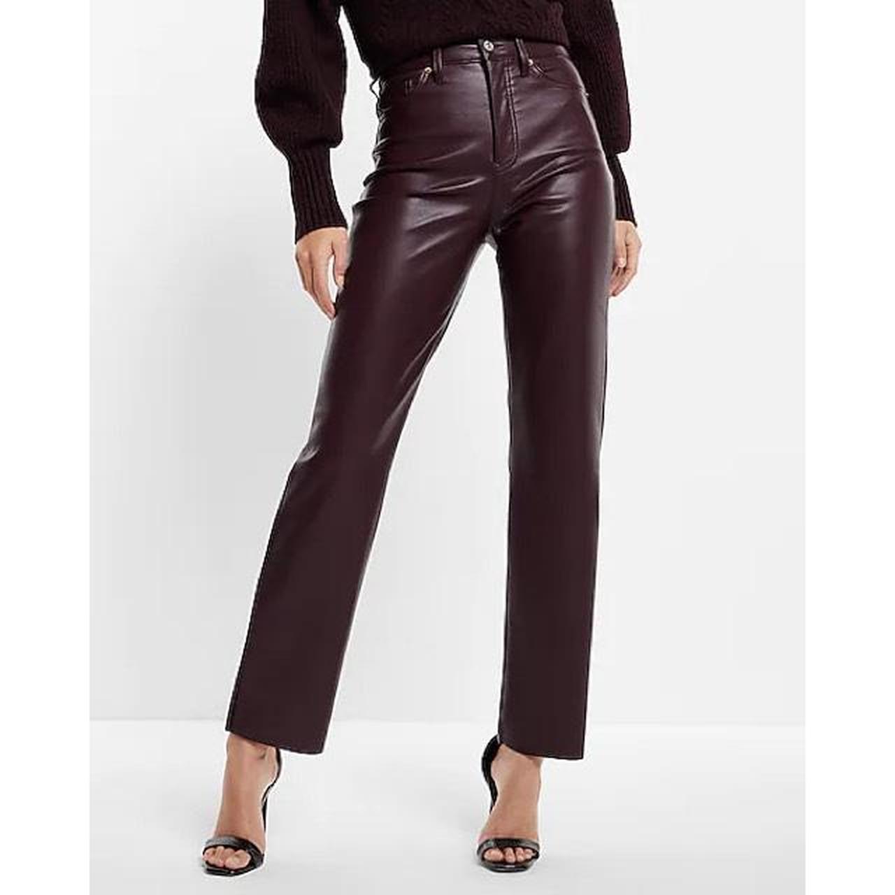 Express faux 2025 leather pants