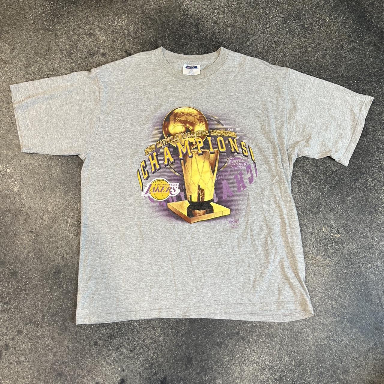 Vintage Los Angeles Lakers NBA Champions Shirt 2000 Basketball 