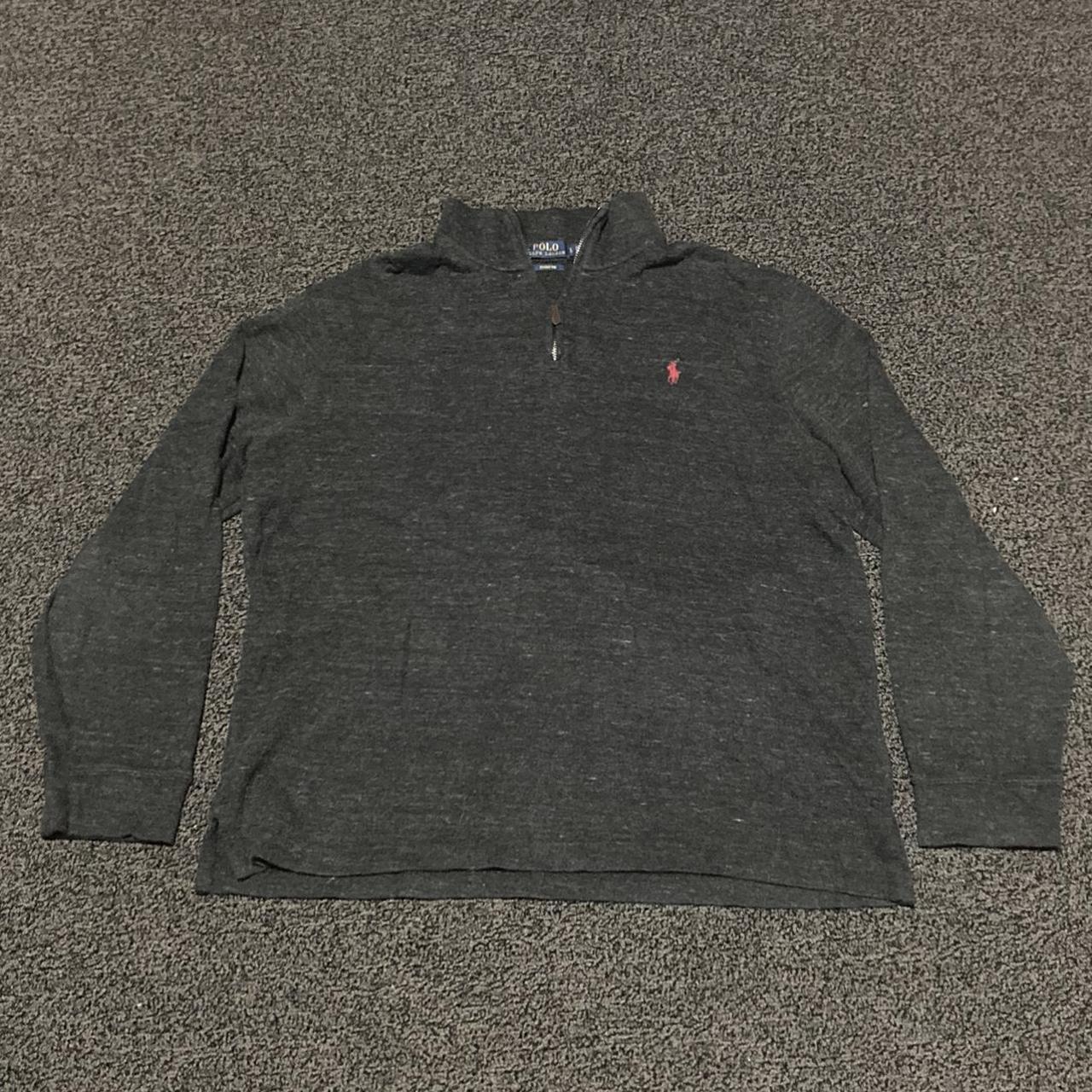 Polo Ralph Lauren Pullover. Grey in color.... - Depop