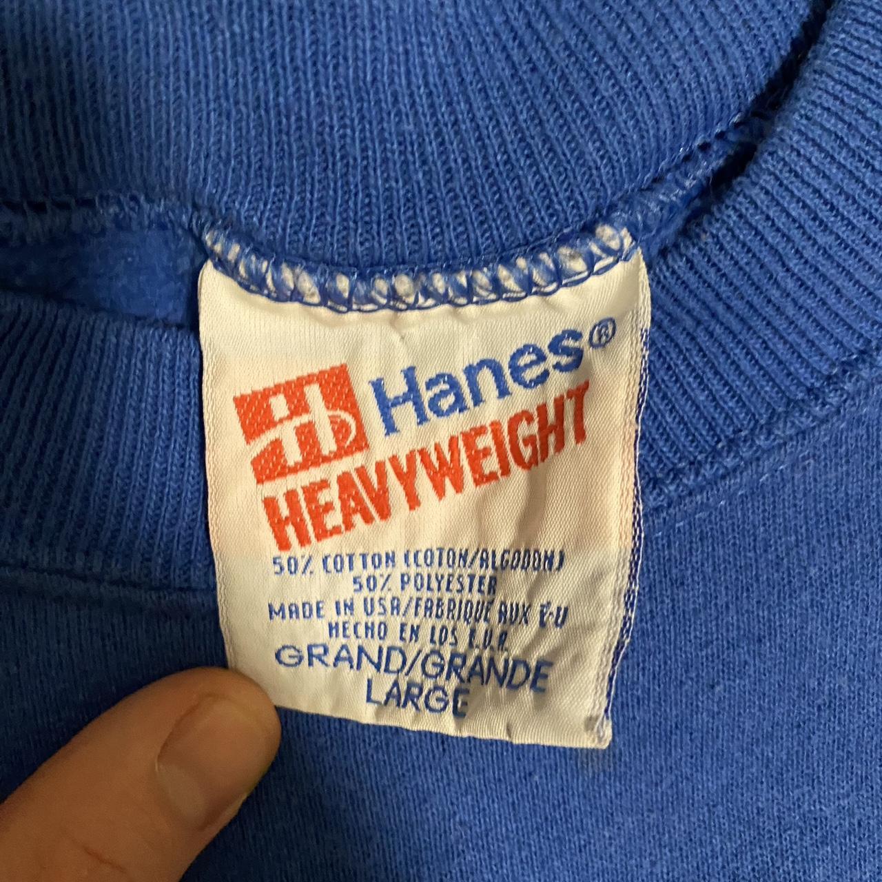 Vintage Hanes Cropped Crew Neck Made In USA!! Size-... - Depop