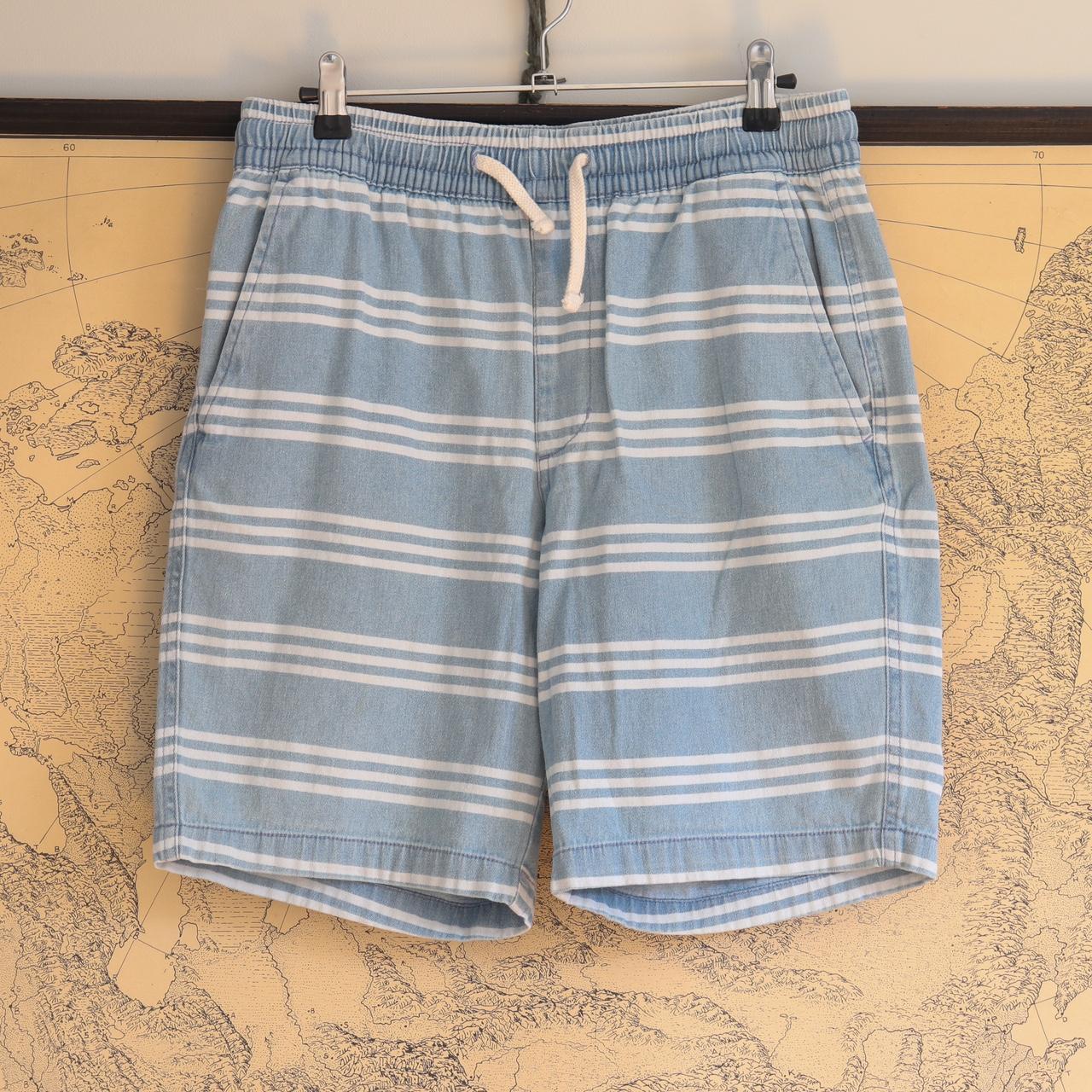 Old Navy men’s striped cotton shorts. Waist x length... Depop