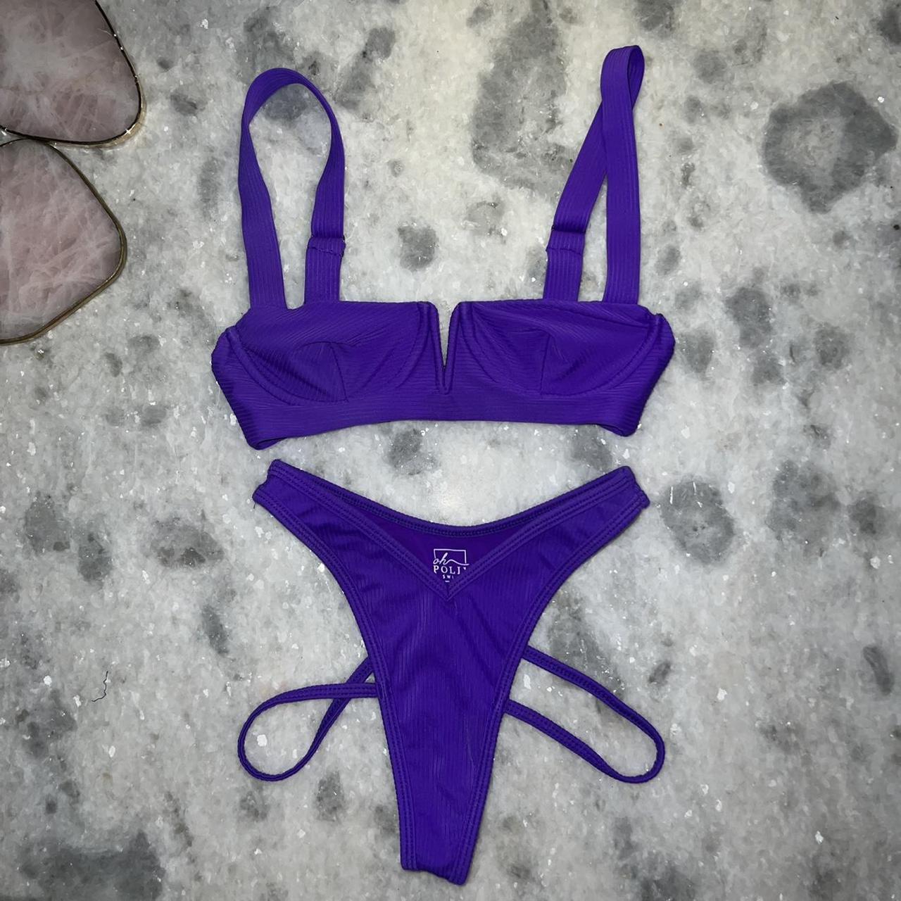 Neena Swim Women S Purple Bikinis And Tankini Sets Depop